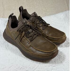 Ariat Men's Brown 10D Wicker Country Mile Leather Hiking Outdoor Casual Shoes